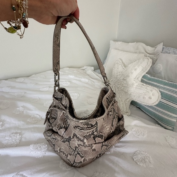 Cole Haan python print handbag - Picture 4 of 7